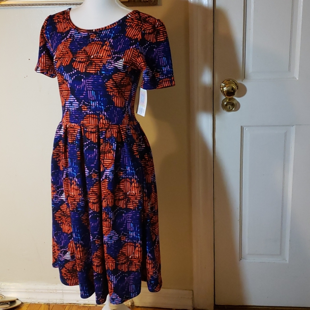 LulaRoe- Amelia Dress Size Small - Picture 1 of 10